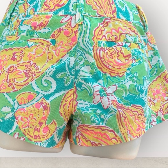 Lilly Pulitzer Walsh Shorts Size 0 Pop Goes the Lemur - Picture 9 of 11